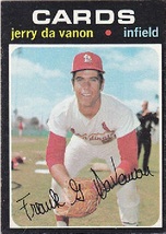1971 Topps Jerry Da Vanon, St. Louis Cardinals, Baseball Sports Card #32, a Gift - £1.52 GBP