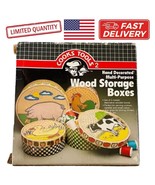 Multi-Purpose Rustic Decorative Organizers Wood Storage Boxes, Set of 4 - $29.70