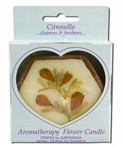 Auroshikha Flower Candles Citronella - £8.64 GBP
