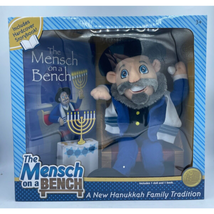 The Mensch on a Bench Hanukkah with Hardcover Book Family Tradition - £19.38 GBP