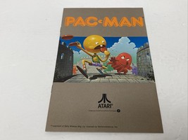 Pac Man Atari Game Program Manual 1982 - $19.75