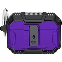 Generic For Airpods 1/2 (Color: PURPLE) Hard back Hard Silicon Case Cover - $44.93