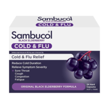 Sambucol Cold &amp; Flu 24 Capsules - £73.06 GBP