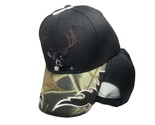 Deer Buck Head Antlers Hunter Camo Top Black Bill Embroidered Cap CAP902... - $9.89