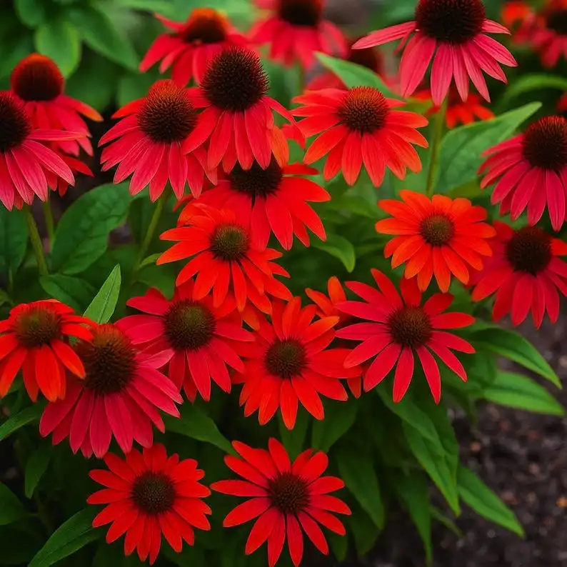 200 Red Coneflower Daisy Seeds, Pollinator Friendly Garden - €11,11 EUR