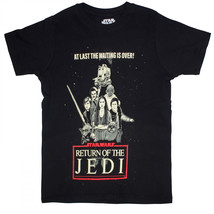 Star Wars The Wait is Over - Return of the Jedi T-Shirt Black - $31.98+