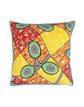 DARKROOM Cushion Ade Geometric Colorful Citrus Multicolour Size 18&quot; X 18&quot; - £47.76 GBP