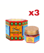3x TIGER Balm RED (10g)Extra Strength Quick Pain Relieving Muscular Oint... - $26.69