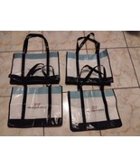Vineyard Vines Whale Reusable Plastic Shopper Tote Bag 16X12 Lot Of 4 - $19.70