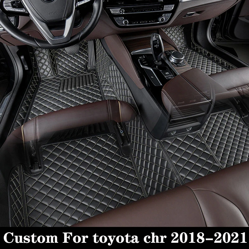 Custom Car Floor Mat For Toyota Chr 2018 2019 2020 2021 Petrol Version C... - £26.12 GBP+