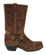 Frye 77300 Tan Brown Leather Boot Riding Moto Harness Women Biker 10 M U... - $415.50 CAD