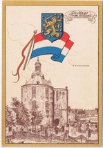 Netherlands Holland Postcard Enkhuizen City Scene - £2.28 GBP