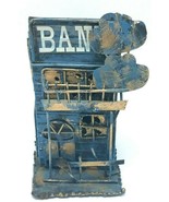 VINTAGE A Good Art Creation Collectible Folk Art / Metal Savings Bank  - $206.03 MXN