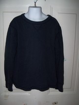 Lands' End Navy Blue  Long Sleeved Shirt Size S (8) Boy's EUC - $18.90