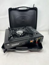 Portable Butane Gas Stove Range in Carry Case Outdoor Camping Cooking BDZ-155-A - £19.54 GBP