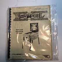 Original Kings Of Steel Bally Pinball Machine Parts and Operating Manual... - £17.82 GBP