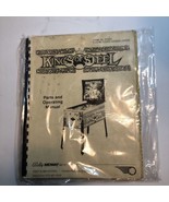 Original Kings Of Steel Bally Pinball Machine Parts and Operating Manual... - £18.30 GBP
