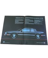 1986 CADILLAC ELDORADO Black Centerfold Vintage Ad - $12.20