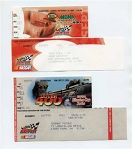 2003 &amp; 2004 NASCAR Dover 400 Tickets in Dale Earnhardt Jr 8 Holder and Lanyard  - £14.24 GBP