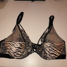 Victorias Secret Very Sexy 36C Unlined Plunge Animal Print Bra Gorgeous - £12.49 GBP