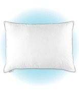 FluffCo Down Alternative Basic Pillow  Standard Queen Pillow Standard Fi... - £62.15 GBP