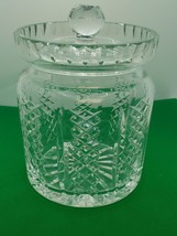 Waterford Crystal Hibernia Biscuit Barrel &amp; Lid Produced From 1968 to 2017 - £79.55 GBP