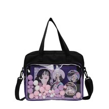 Harajuku Colorful Kawaii Ita Bag Crossbody with Insert Girls Japanese School Bag - £21.84 GBP