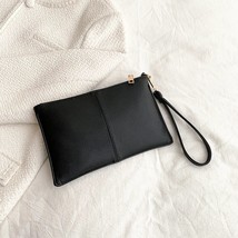 Temperament Envelope Bag Fashion Solid Color Exquisite PU Evening Clutches Women - £120.41 GBP