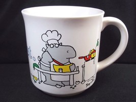 Boynton coffee mug Hippo Chef Never say DIET 10 oz - £10.19 GBP