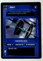 Black 3 CCG Card - Star Wars Premier Set - Decipher - 1995 - £1.14 GBP