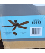 NIOB Casablanca 59512 Panama 54&quot;Ceiling Fan in Brushed Cocoa - $9,872.31 MXN