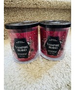 NEW 2-Pack Vampire Blood Single Wick Candle 8 oz Bath &amp; Body Works Hallo... - $520.41 MXN