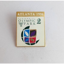 Vintage 1996 Atlanta Centennial Olympic Park AT&amp;T Olympics Lapel Hat Pin - £9.53 GBP