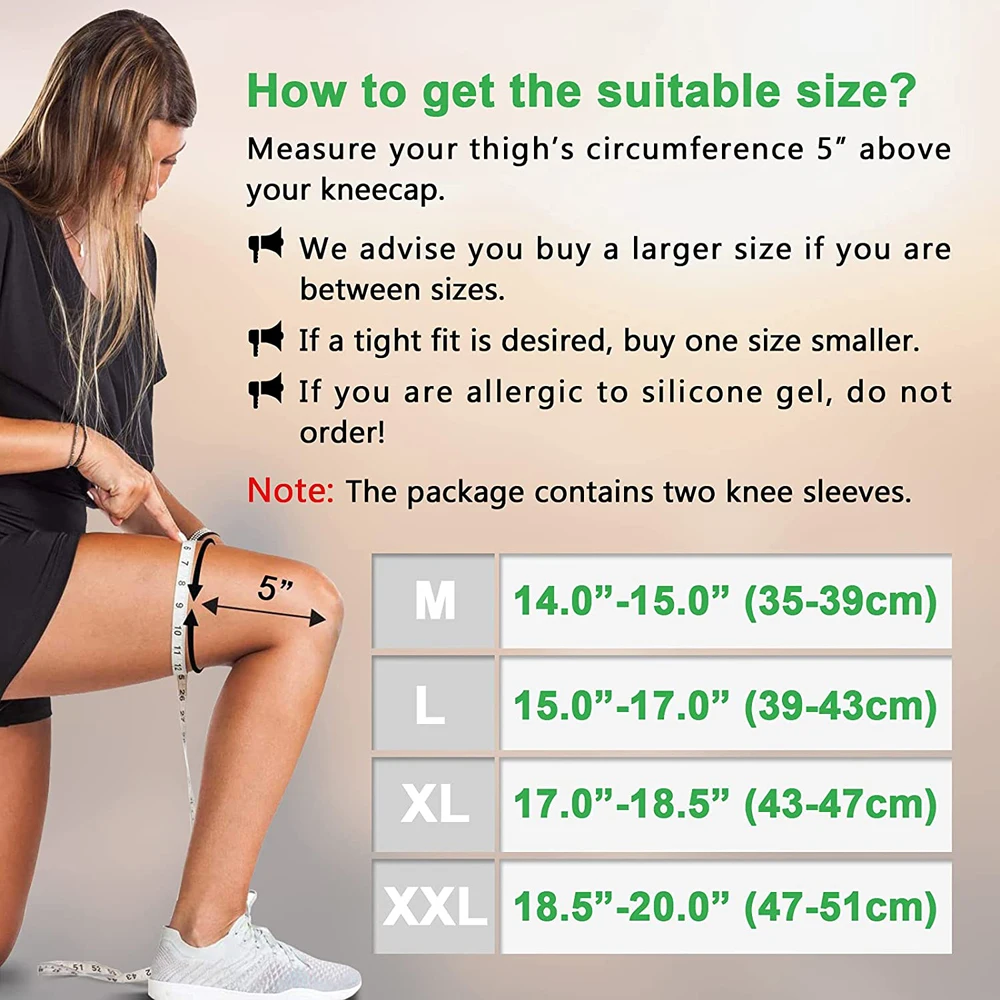 Sporting BraceTop Sportings Anti-slip Full Length Compression Leg Sleeves Knee B - £26.34 GBP