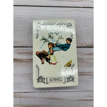 Norman Rockwell Summer Sealed Deck of Playing Cards Vintage - $6.92