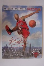 Chicago Bulls Derrick Rose NBA Hero Photo Paper Card 9&quot;x12&quot; - £3.10 GBP
