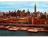 Port Authority Heliport West 30th Street New York City UNP Chrome Postca... - $4.49