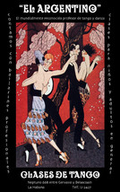 TANGO Dance Poster.Bar Decor.Argentina art.Escuela de baile.Interior design.08i - £14.24 GBP+