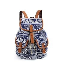 Ethnic Style Backpack Bohemian Print Fashion Outdoor Travel Wear-resistant Retro - £108.52 GBP