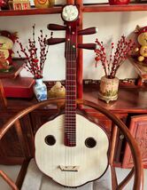 Chinese Zhongruan Ruan Moon Guitar Plum Blossom Shape Traditional String... - $399.00