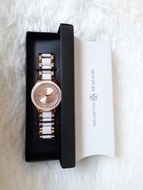 AVON &quot;PRETTY CHIC BRACELET WATCH&quot; (QUARTZ MOVEMENT &amp; BRACELET / LINK BAN... - $24.58