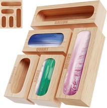 Bamboo Baggie Organizer for Drawer 5 Trays - £19.49 GBP