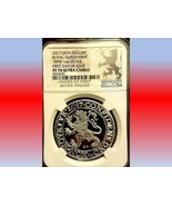 2017 LION DOLLAR PROOF - FIRST DAY OF ISSUE - NGC PF70 UC - NETHERLANDS ... - $149.95
