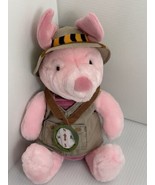 Piglet Animal Kingdom Disney World Safari Winnie the Pooh Vintage Plush ... - $18.70