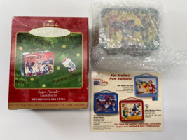 Hallmark Christmas Ornament Set Wonder Woman Super Friends Lunch Box NEW - £15.76 GBP