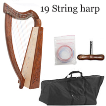 Rosewood 19 String Celtic Style Harp - $180.00