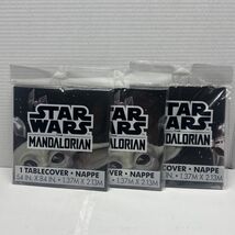 3 Star Wars The Mandalorian With BABY YODA Plastic tablecover 54 inch x ... - $8.90