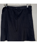 Lands’ End Black Drawstring Swim Skirt - $252.10 MXN