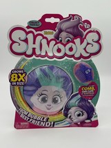 Zuru Shnooks Shay Plush 6&quot; Stuffed Animal Toy Pink Purple Teal Barrettes - £7.42 GBP