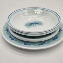 New Corelle ocean dance 9-Pc  Dinnerware Set Made In USA 1980's  - $148.49